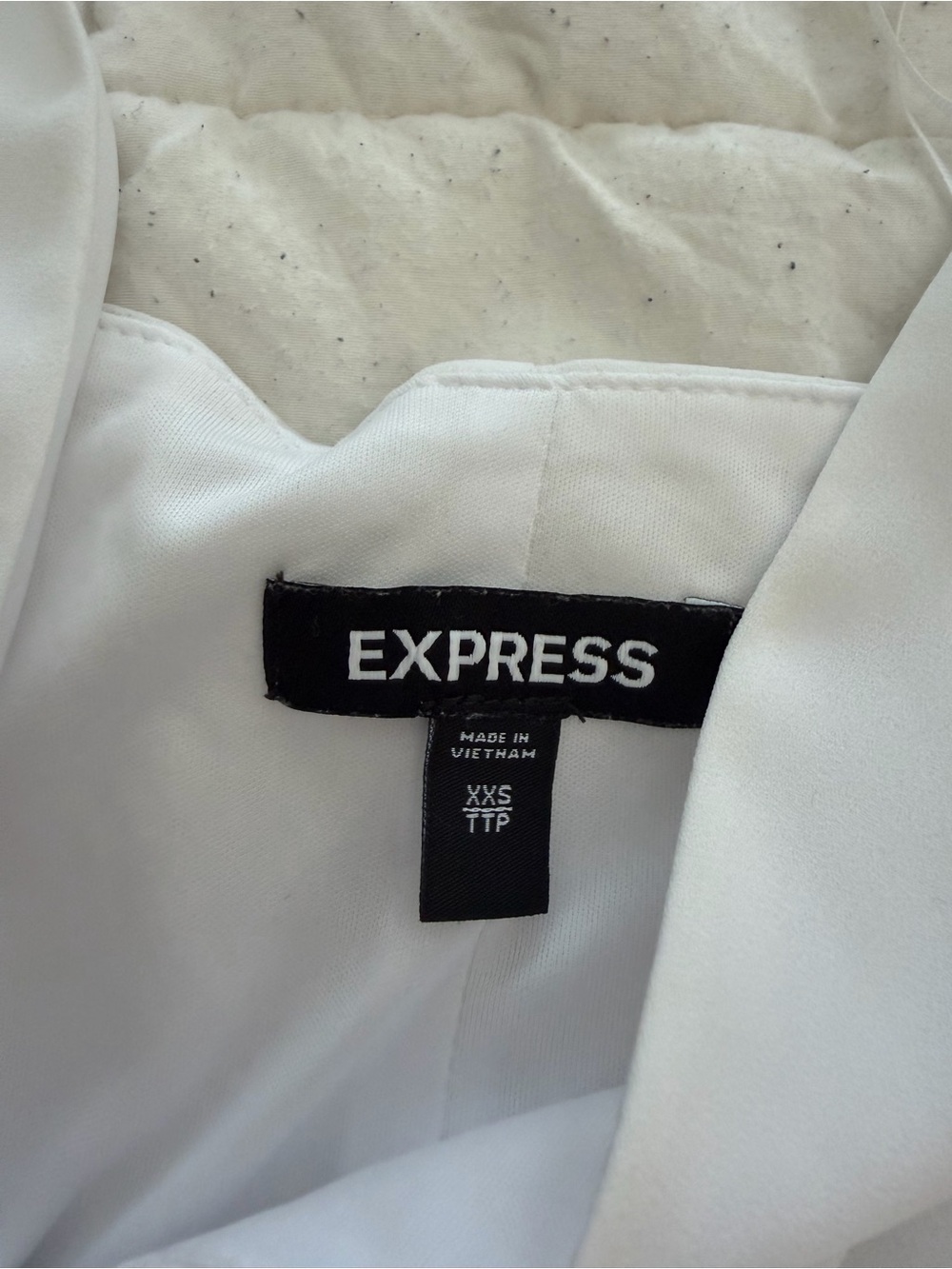 Express White Mini Dress (Graduation!!!) - Picture 2 of 3